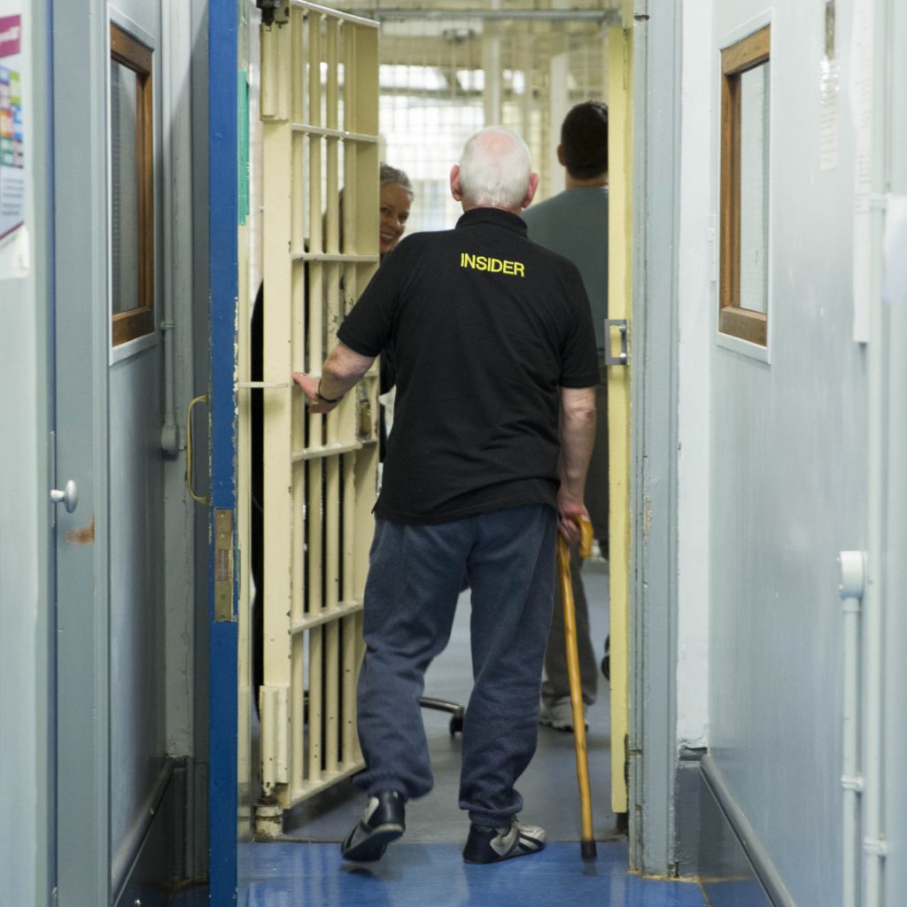 The Prison Phoenix Trust yoga class inside HMP Winchester.