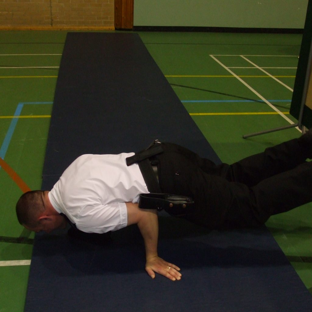 Prison Officers doing Yoga